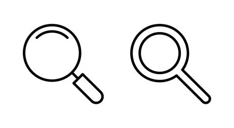 Search icon vector. search magnifying glass sign and symbol 스톡 일러스트