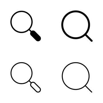 Search icon vector. search magnifying glass sign and symbol 스톡 일러스트