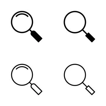 Search icon vector. search magnifying glass sign and symbol 스톡 일러스트