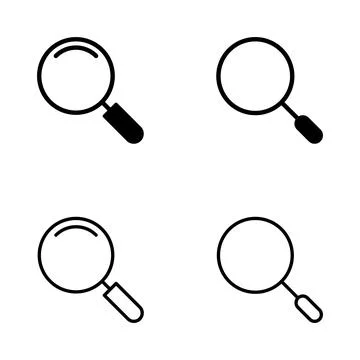 Search icon vector. search magnifying glass sign and symbol Illustrazione stock