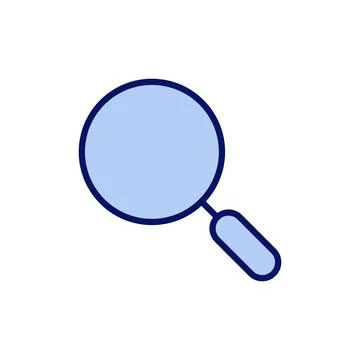 Search icon vector. search magnifying glass sign and symbol Stockillustratie