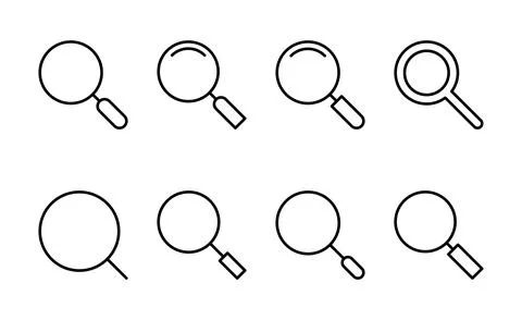 Search icon vector. search magnifying glass sign and symbol 스톡 일러스트
