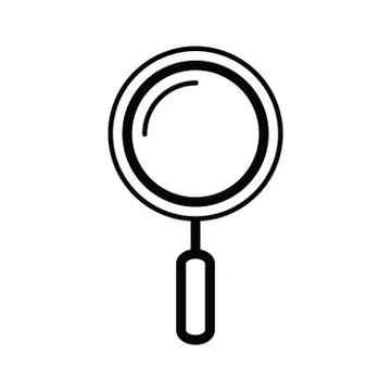 Search Icon Vector Set Stock Illustration