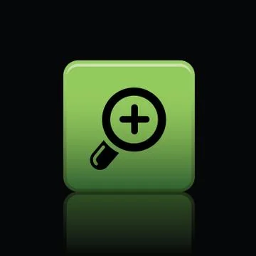 Search icon web Illustrazione stock