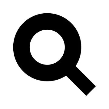 Search icon on white background - vector iconic design Stock Illustration