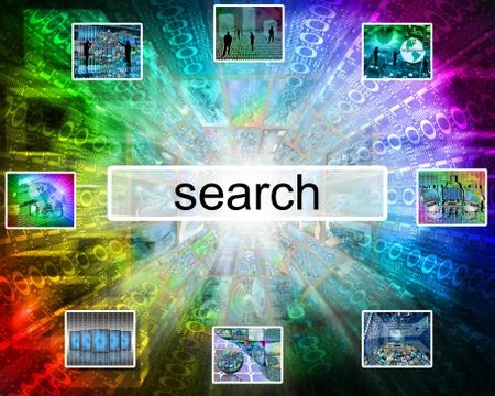Search Illustrazione stock