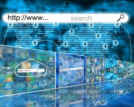 Search Illustrazione stock