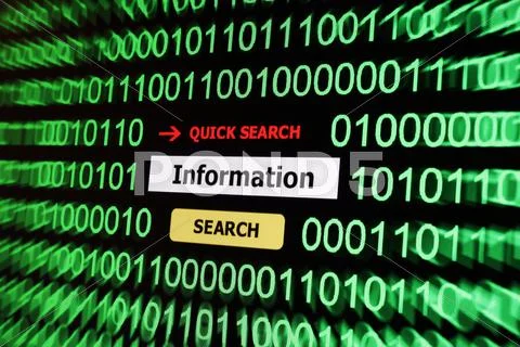 Search for information Stock Illustration