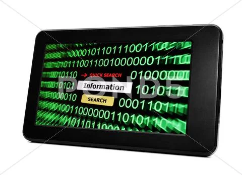 Search for information Stock Illustration