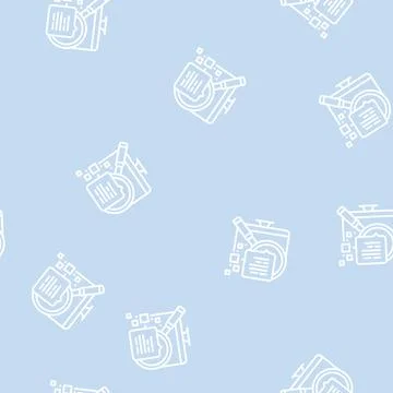 Search information line seamless pattern Stock Illustration
