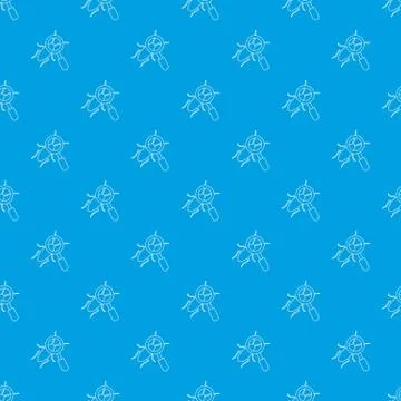 Search insect pattern seamless blue 스톡 일러스트