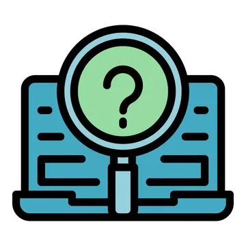 Search integrity icon vector flat Stock Illustration