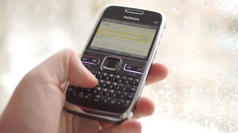 Search on the internet on your mobile (6) Video stock 48629689