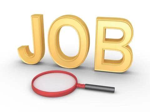 Search for a job Stock Illustration