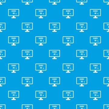 Search Job pattern seamless blue イラスト素材