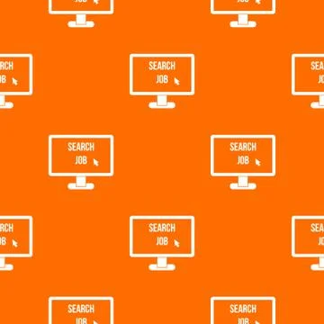 Search Job pattern seamless Illustrazione stock