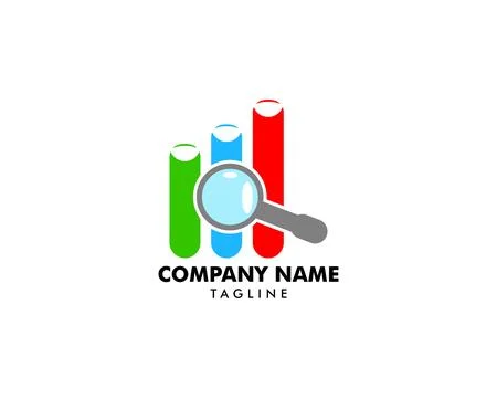 Search Lab Logo Design Vector Stock Illustration