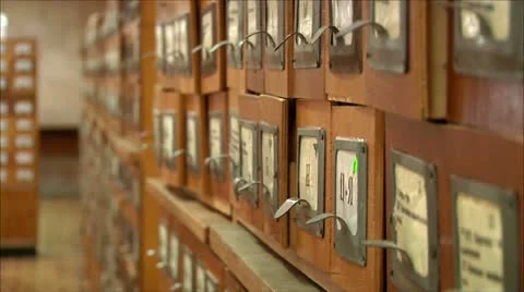 Search the library card 4 Stock-Footage 10908376