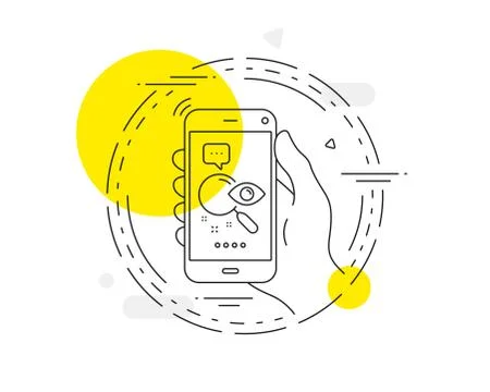 Search line icon. Find document sign. Vector Stockillustratie