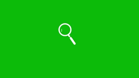 Search line icon motion graphic animation with magnifying glass Video stock 303697339