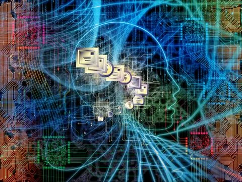 In Search of Machine Consciousness 스톡 일러스트