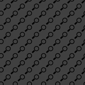 Search magnifier web icon. flat design. Seamless pattern. Illustrazione stock