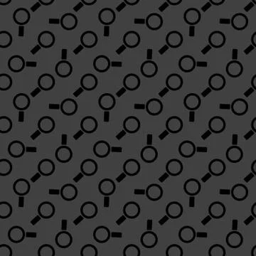 Search magnifier web icon. flat design. Seamless pattern. イラスト素材