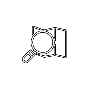 Search map icon - vector location pin Stock-Illustration
