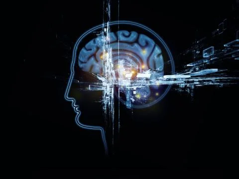 In Search of the Mind 스톡 일러스트