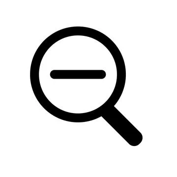 Search Minus Icon Vector イラスト素材
