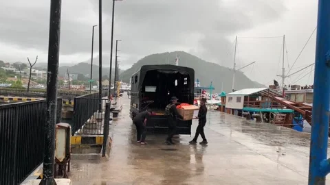 Search for missing Spanish child in Indonesia shipwreck enters final day of oper Stock Footage 326022048