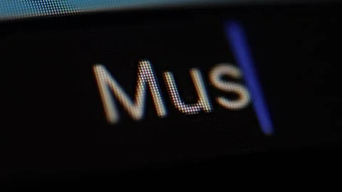 Search for music in the Internet browser Stock Footage 278799105