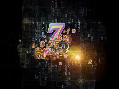 In Search of Numbers Illustrazione stock