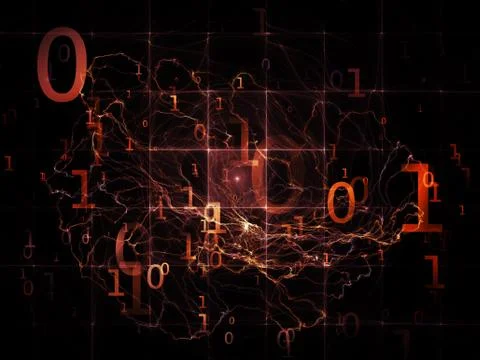 In Search of Numbers 스톡 일러스트