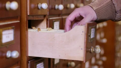 Search Old Database Files Stock Footage 46125911