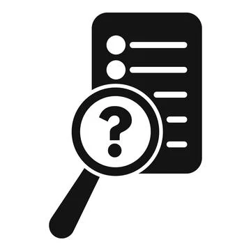 Search online document icon simple vector. People team 库存插图