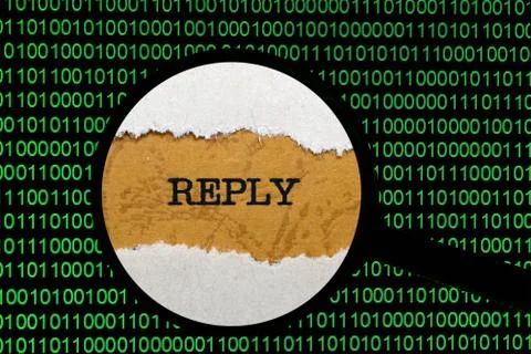 Search for online reply イラスト素材