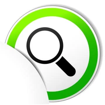 Search paper icon Stock Illustration