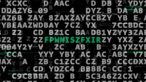 Search of the password, combination, secret code or confidential key on the c Stock Illustration