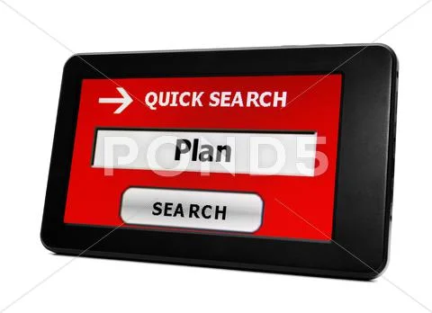 Search for plan Stock Illustration