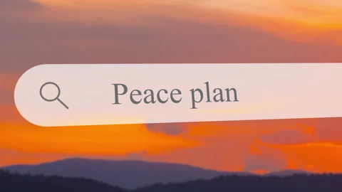 Search for plans to end conflicts through a peace strategy Видео 330420915