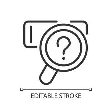 Search platform pixel perfect linear icon イラスト素材