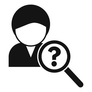 Search process icon simple vector. Anti card data Stock Illustration