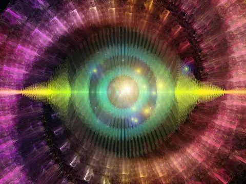 In Search of Radial Oscillation Stock Illustration