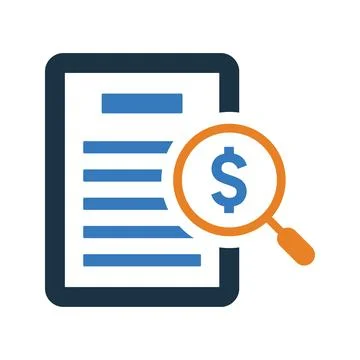 Search Report icon. Stock Illustration