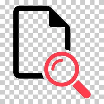 Search result icon, research data report sign, control analysis symbol vector 스톡 일러스트