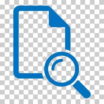 Search result icon, research data report sign, control analysis symbol vector 스톡 일러스트