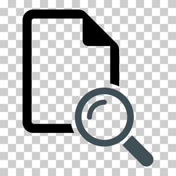 Search result icon, research data report sign, control analysis symbol vector 스톡 일러스트