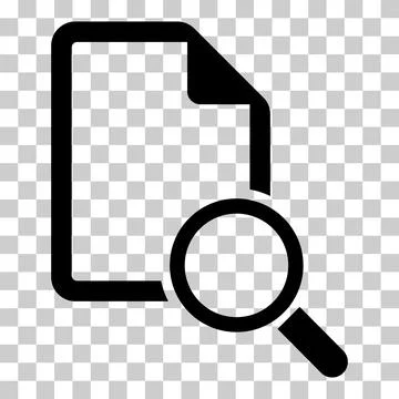 Search result icon, research data report sign, control analysis symbol vector Stock Illustration