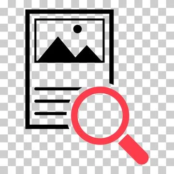 Search result icon, research data report sign, control analysis symbol vector 스톡 일러스트